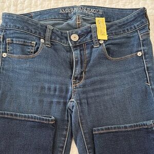 American Eagle Outfitters Women's Dark Blue Jeggings